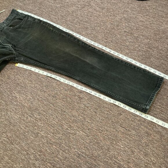 Vintage Levi’s 619 Black Jeans Mens Size 34x30 Orange Tab Faded Made In Canada - Picture 11 of 12